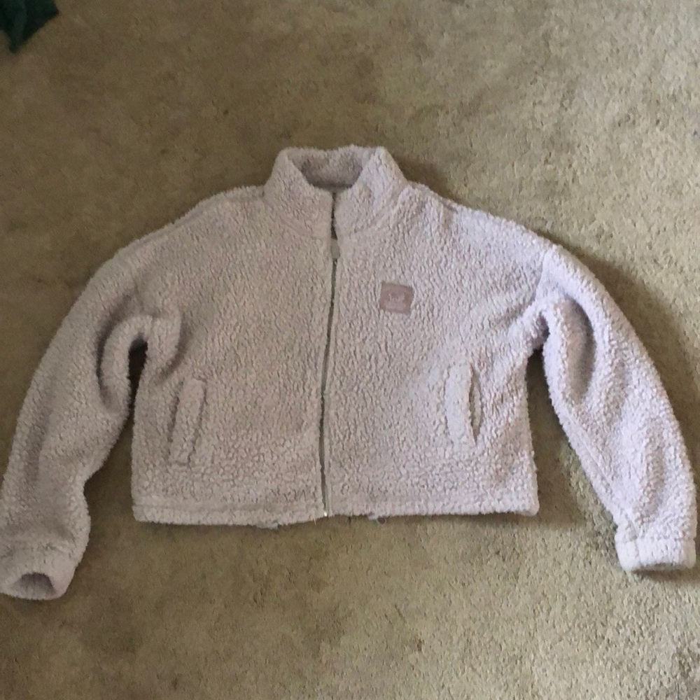 Purple fleece jacket